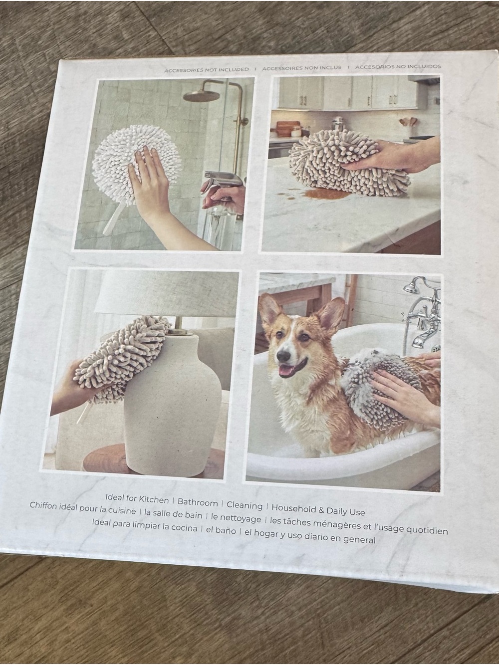 Evergrace Multi-Purpose Chenille Noodle Hand Towels come in a convenient 3-pack - Picture 4 of 5